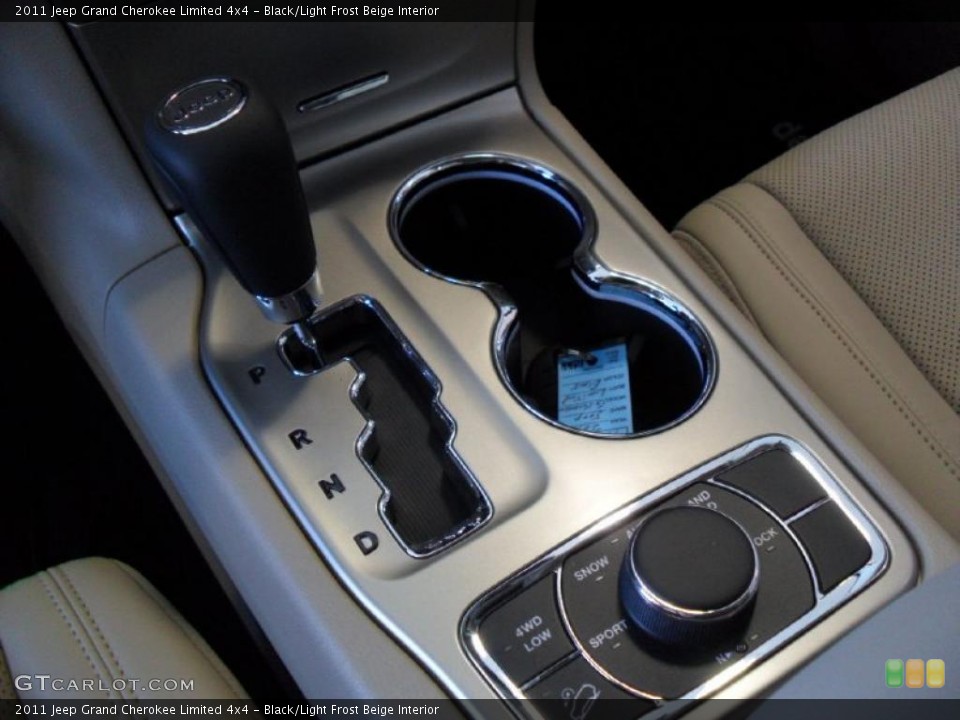 Black/Light Frost Beige Interior Transmission for the 2011 Jeep Grand Cherokee Limited 4x4 #39360272