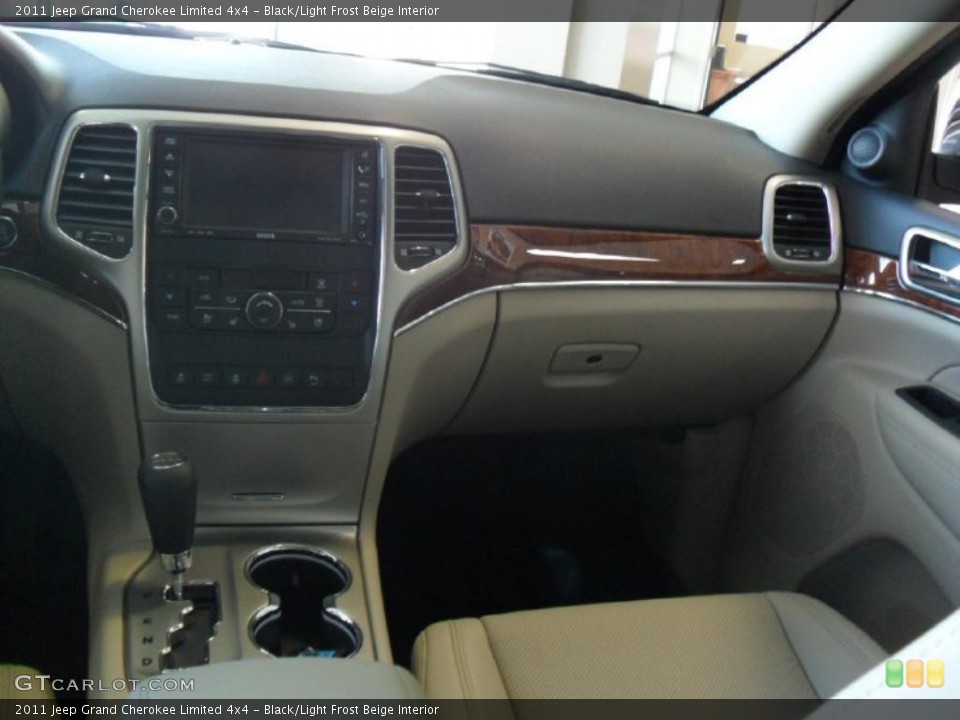 Black/Light Frost Beige Interior Dashboard for the 2011 Jeep Grand Cherokee Limited 4x4 #39360456