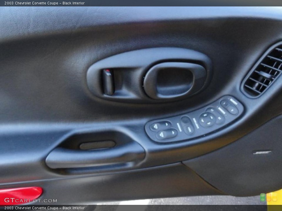 Black Interior Door Panel for the 2003 Chevrolet Corvette Coupe #39361076