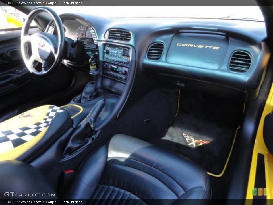 Black Interior Dashboard for the 2003 Chevrolet Corvette Coupe #39361156