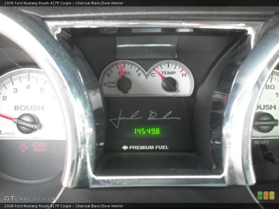 Charcoal Black/Dove Interior Gauges for the 2008 Ford Mustang Roush 427R Coupe #39361196