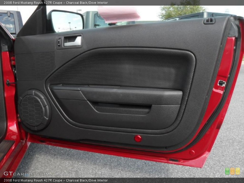 Charcoal Black/Dove Interior Door Panel for the 2008 Ford Mustang Roush 427R Coupe #39361372