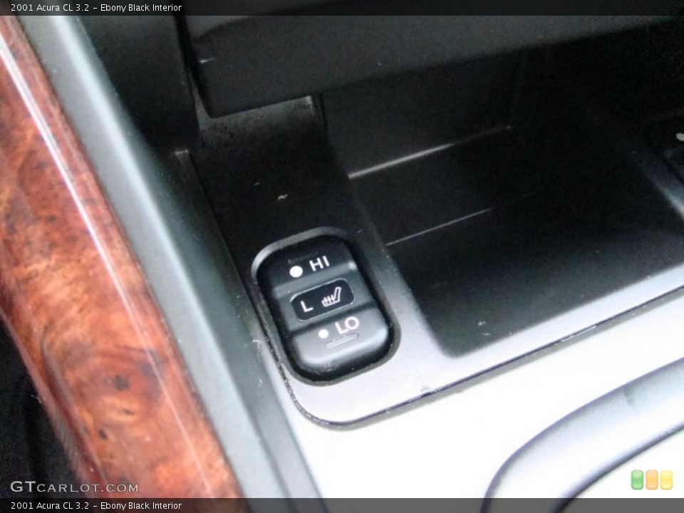 Ebony Black Interior Controls for the 2001 Acura CL 3.2 #39362044