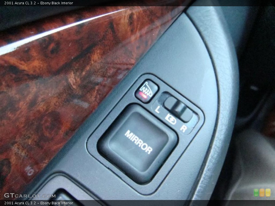 Ebony Black Interior Controls for the 2001 Acura CL 3.2 #39362172