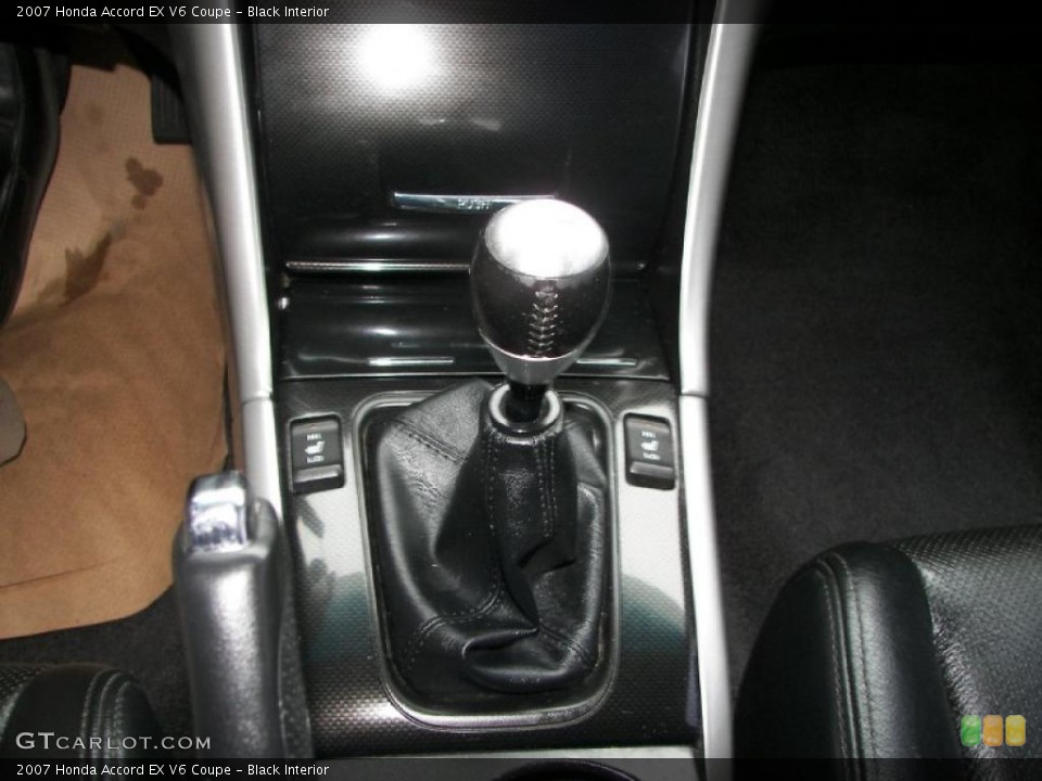 Black Interior Transmission for the 2007 Honda Accord EX V6 Coupe #39362192