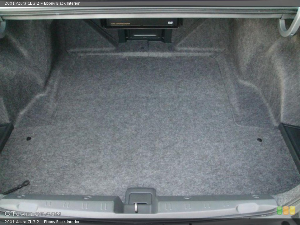 Ebony Black Interior Trunk for the 2001 Acura CL 3.2 #39362268