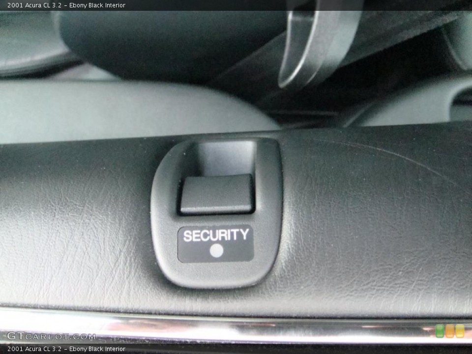 Ebony Black Interior Controls for the 2001 Acura CL 3.2 #39362400