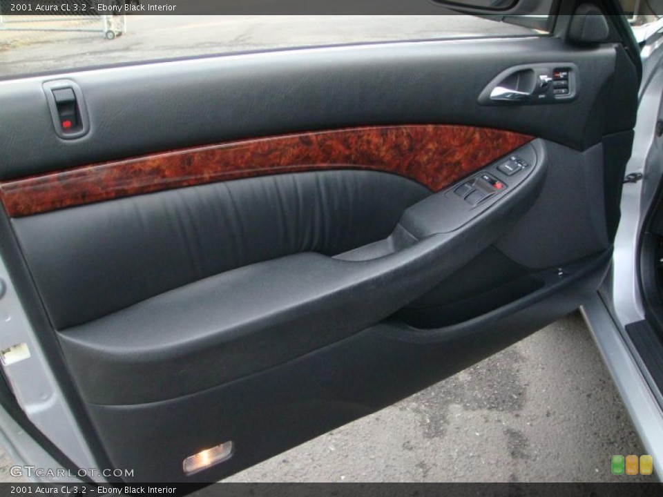 Ebony Black Interior Door Panel for the 2001 Acura CL 3.2 #39362512