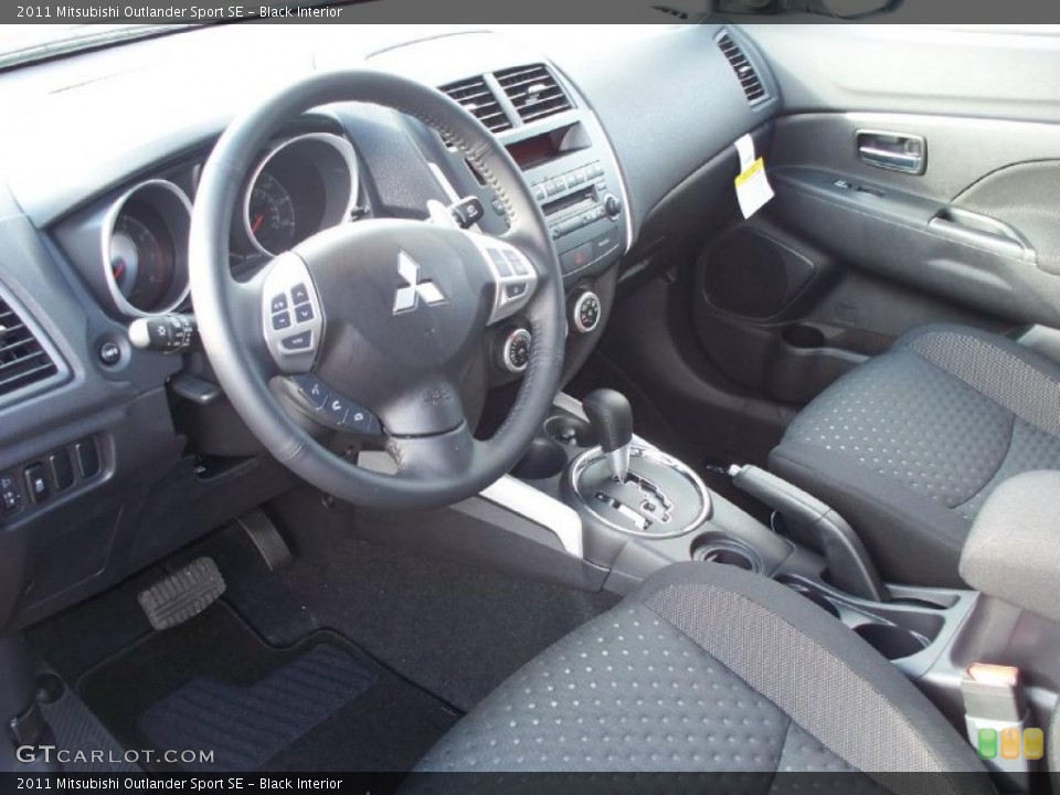 Black Interior Prime Interior for the 2011 Mitsubishi Outlander Sport SE #39365108