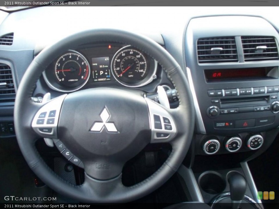 Black Interior Dashboard for the 2011 Mitsubishi Outlander Sport SE #39365216