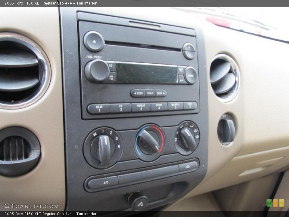 Tan Interior Controls for the 2005 Ford F150 XLT Regular Cab 4x4 #39365340