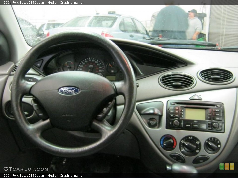 Medium Graphite Interior Dashboard for the 2004 Ford Focus ZTS Sedan #39365392