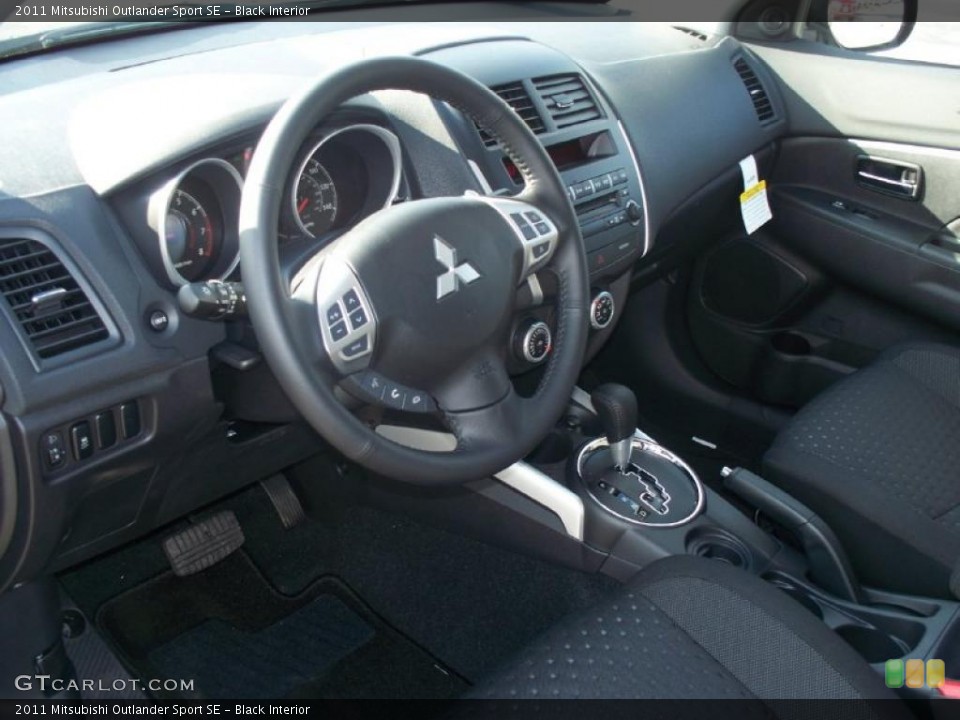 Black Interior Photo for the 2011 Mitsubishi Outlander Sport SE #39365644