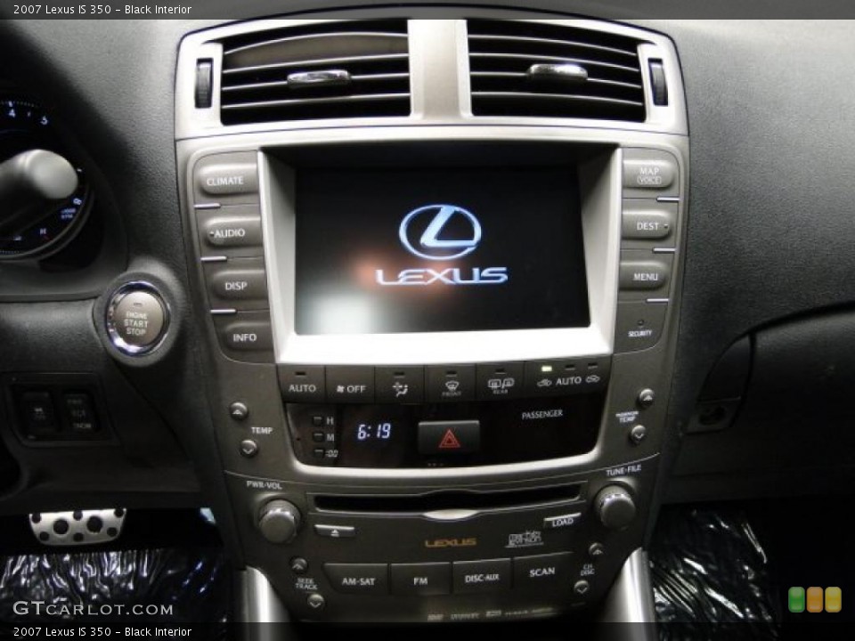 Black Interior Controls for the 2007 Lexus IS 350 #39367364