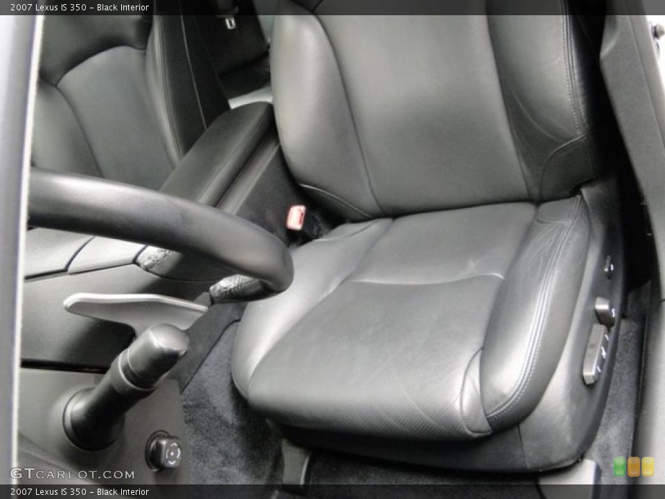 Black Interior Photo for the 2007 Lexus IS 350 #39367476