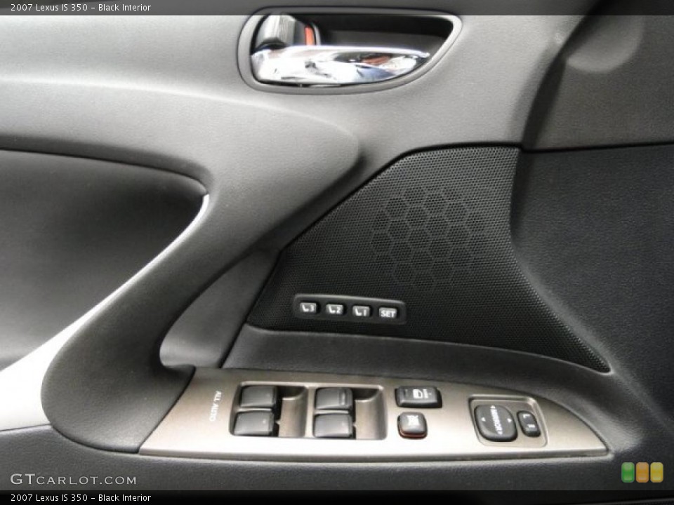 Black Interior Controls for the 2007 Lexus IS 350 #39367525