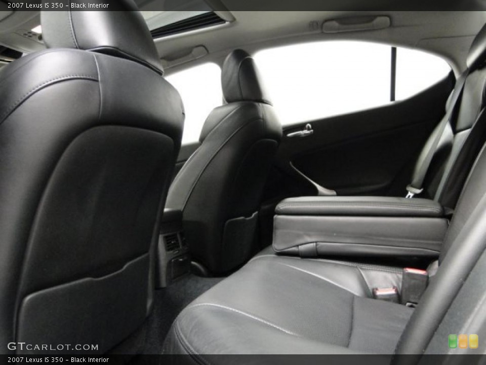 Black Interior Photo for the 2007 Lexus IS 350 #39367537