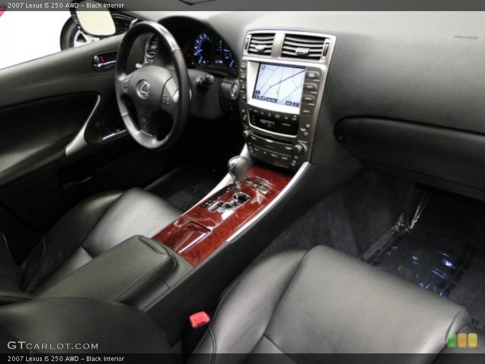 Black Interior Dashboard for the 2007 Lexus IS 250 AWD #39367798