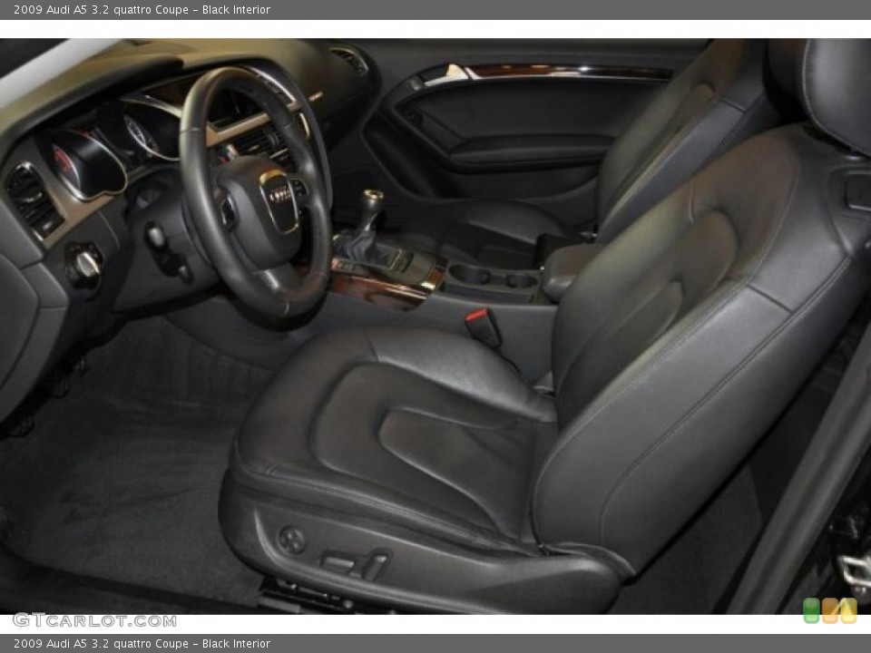Black Interior Photo for the 2009 Audi A5 3.2 quattro Coupe #39367923