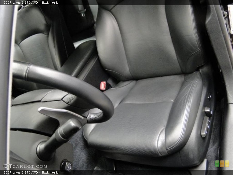 Black Interior Photo for the 2007 Lexus IS 250 AWD #39367935