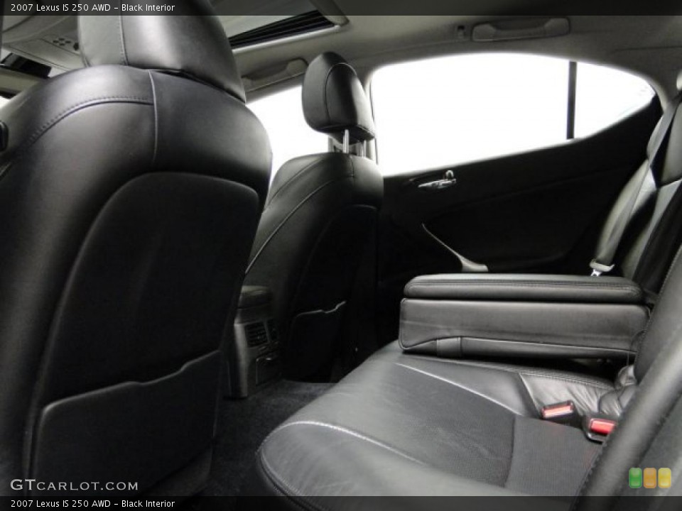 Black Interior Photo for the 2007 Lexus IS 250 AWD #39367975