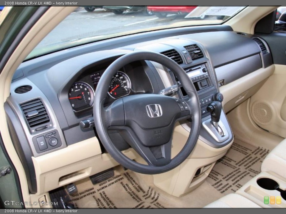 Ivory Interior Dashboard for the 2008 Honda CR-V LX 4WD #39370396