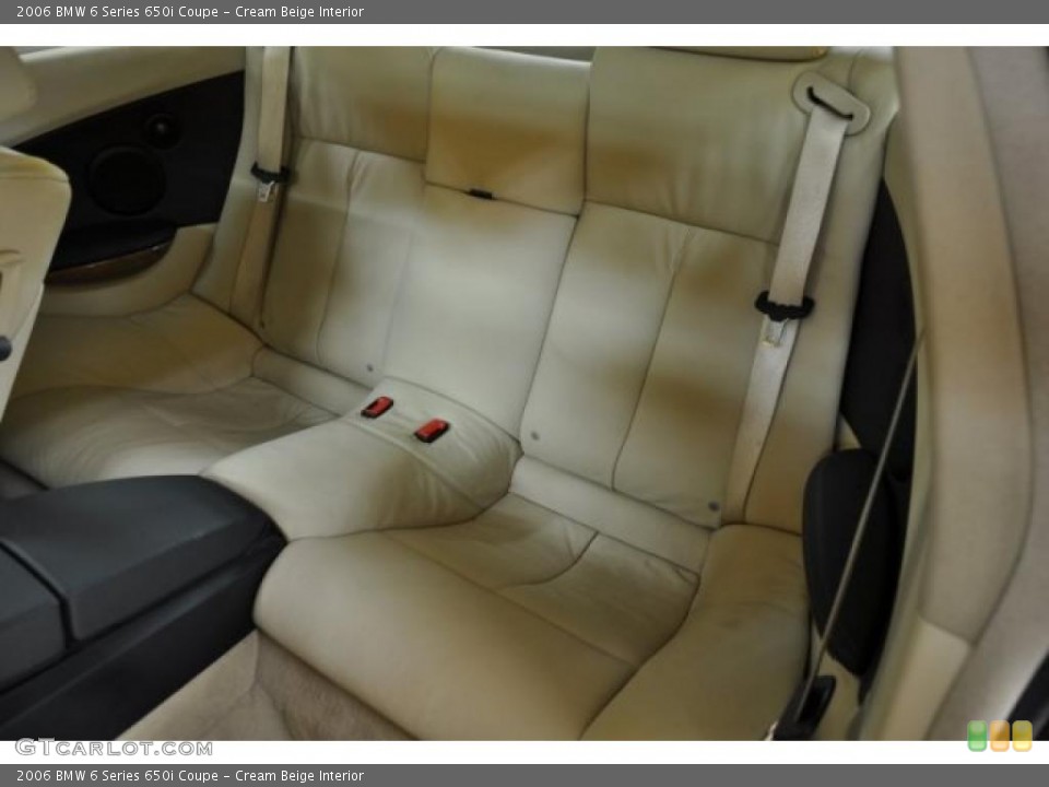Cream Beige Interior Photo for the 2006 BMW 6 Series 650i Coupe #39370900