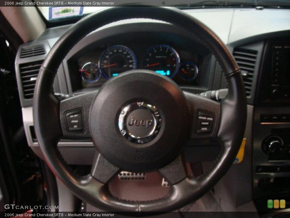 Medium Slate Gray Interior Steering Wheel for the 2006 Jeep Grand Cherokee SRT8 #39371926