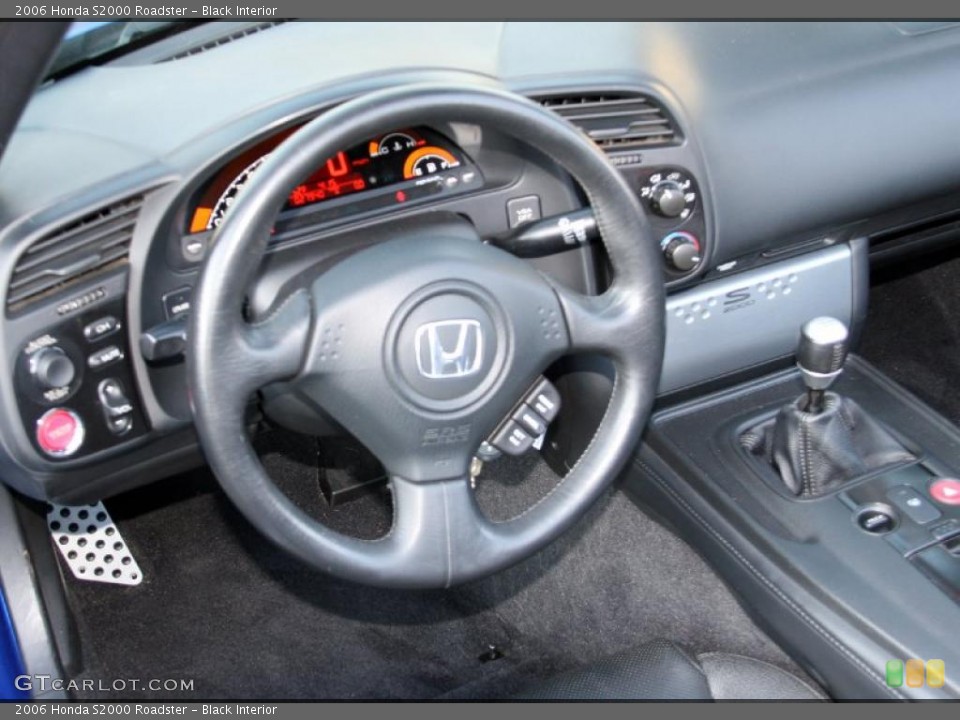 Black Interior Dashboard for the 2006 Honda S2000 Roadster #39372142