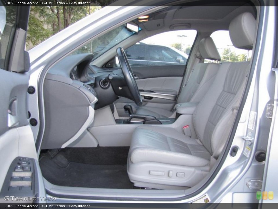 Gray Interior Photo for the 2009 Honda Accord EX-L V6 Sedan #39372818