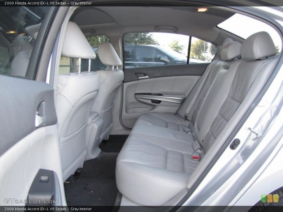 Gray Interior Photo for the 2009 Honda Accord EX-L V6 Sedan #39372866