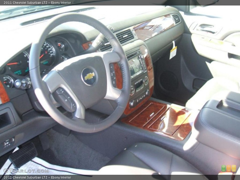 Ebony Interior Prime Interior for the 2011 Chevrolet Suburban LTZ #39373614