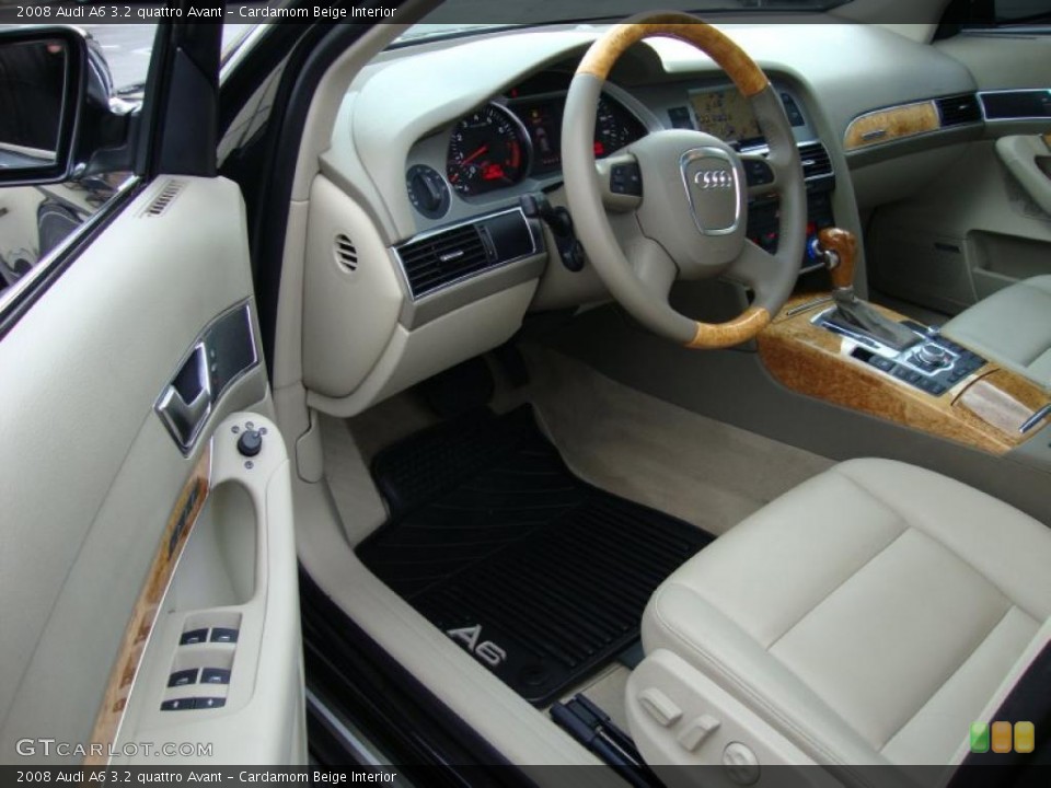 Cardamom Beige Interior Prime Interior for the 2008 Audi A6 3.2 quattro Avant #39374242