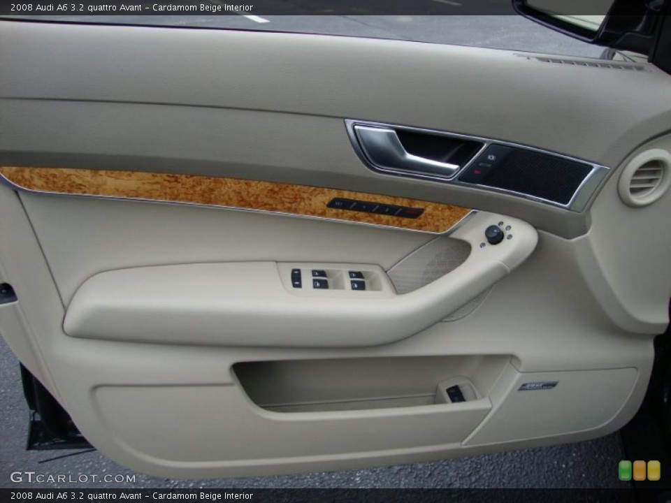 Cardamom Beige Interior Door Panel for the 2008 Audi A6 3.2 quattro Avant #39374250