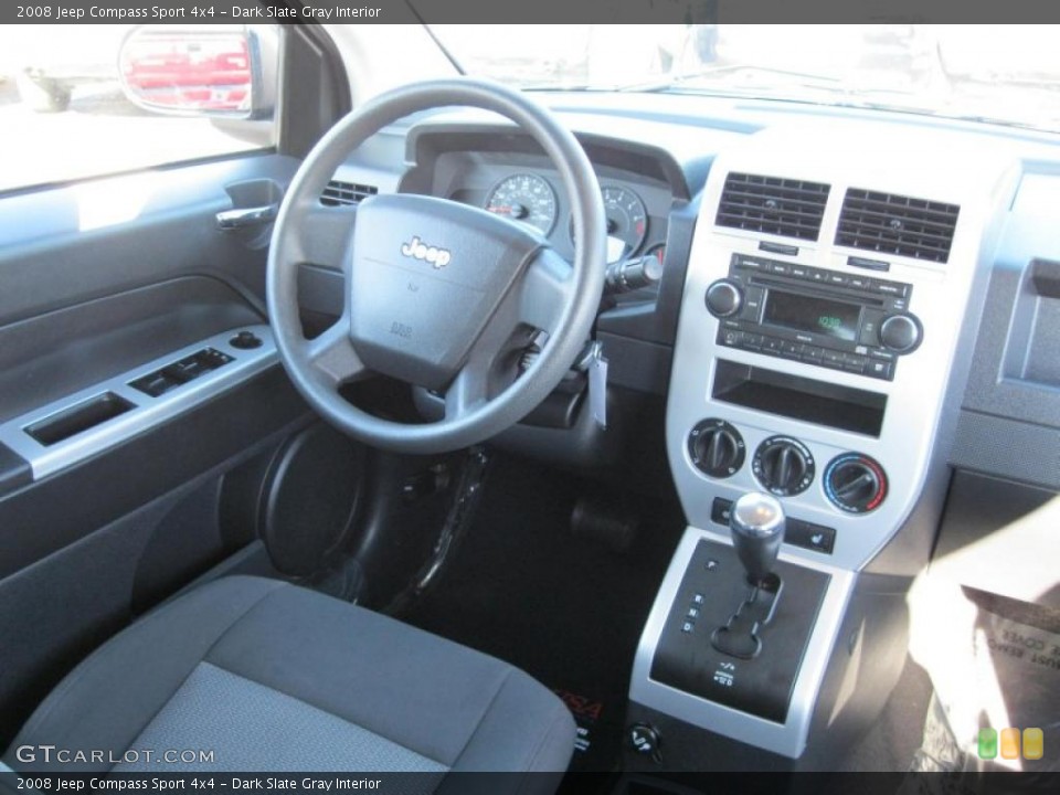 Dark Slate Gray Interior Photo for the 2008 Jeep Compass Sport 4x4 #39374262