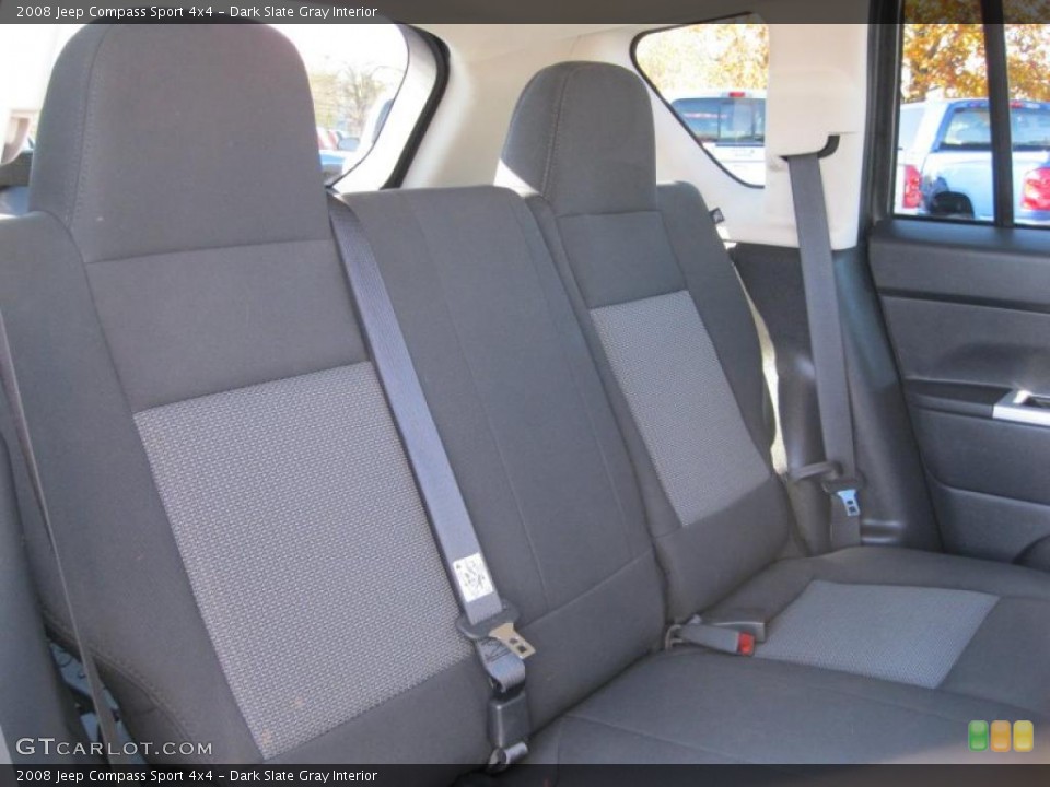 Dark Slate Gray Interior Photo for the 2008 Jeep Compass Sport 4x4 #39374294