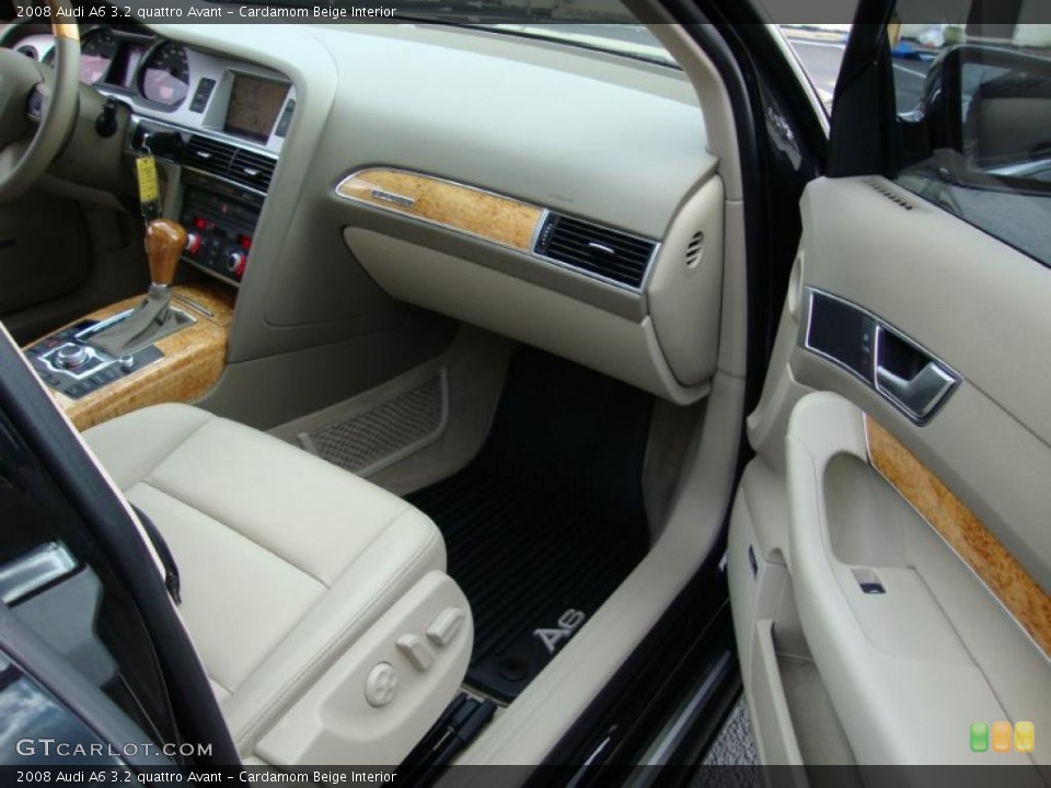 Cardamom Beige Interior Dashboard for the 2008 Audi A6 3.2 quattro Avant #39374298