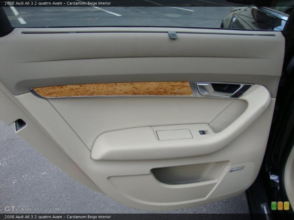 Cardamom Beige Interior Door Panel for the 2008 Audi A6 3.2 quattro Avant #39374402
