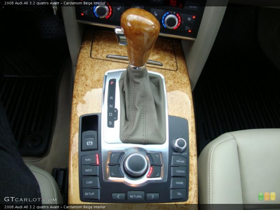 Cardamom Beige Interior Transmission for the 2008 Audi A6 3.2 quattro Avant #39374570
