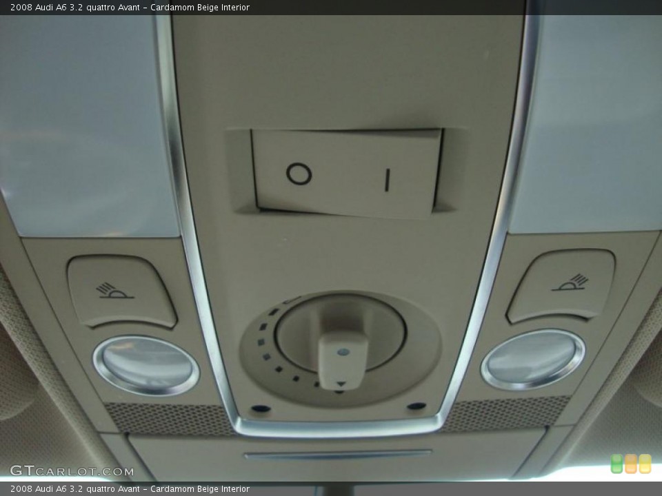 Cardamom Beige Interior Controls for the 2008 Audi A6 3.2 quattro Avant #39374586