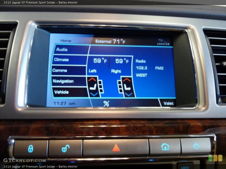 Barley Interior Controls for the 2010 Jaguar XF Premium Sport Sedan #39374622