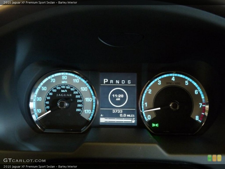 Barley Interior Gauges for the 2010 Jaguar XF Premium Sport Sedan #39374702