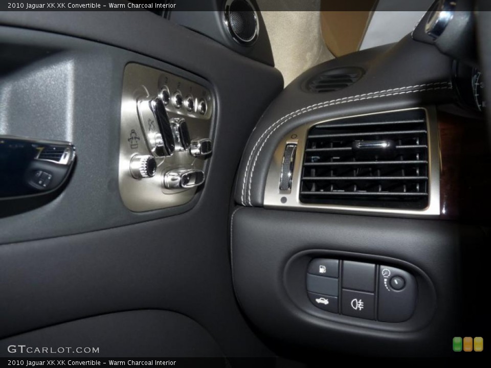Warm Charcoal Interior Controls for the 2010 Jaguar XK XK Convertible #39375266