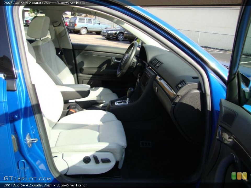 Ebony/Silver Interior Photo for the 2007 Audi S4 4.2 quattro Avant #39376170
