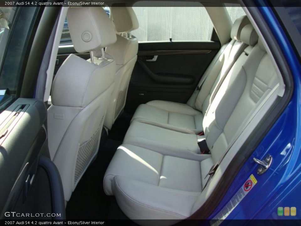Ebony/Silver Interior Photo for the 2007 Audi S4 4.2 quattro Avant #39376198