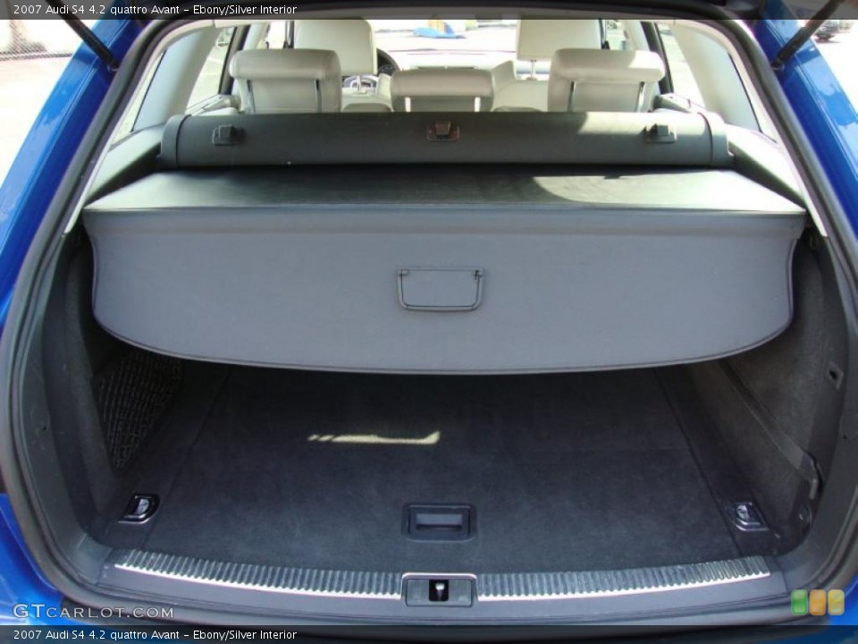 Ebony/Silver Interior Trunk for the 2007 Audi S4 4.2 quattro Avant #39376266
