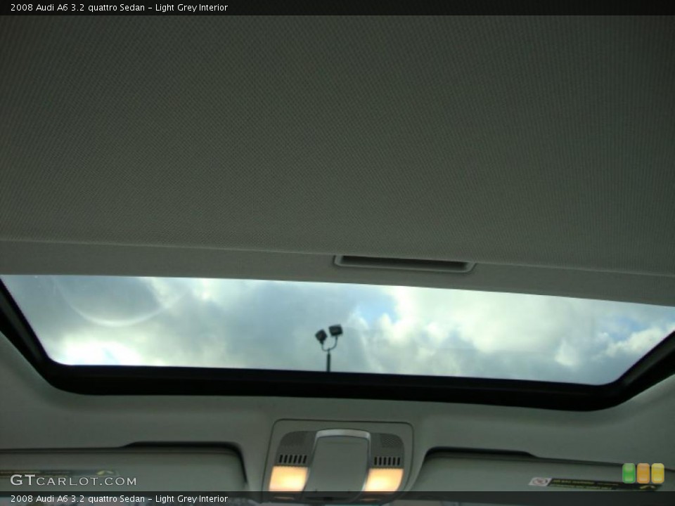 Light Grey Interior Sunroof for the 2008 Audi A6 3.2 quattro Sedan #39376854