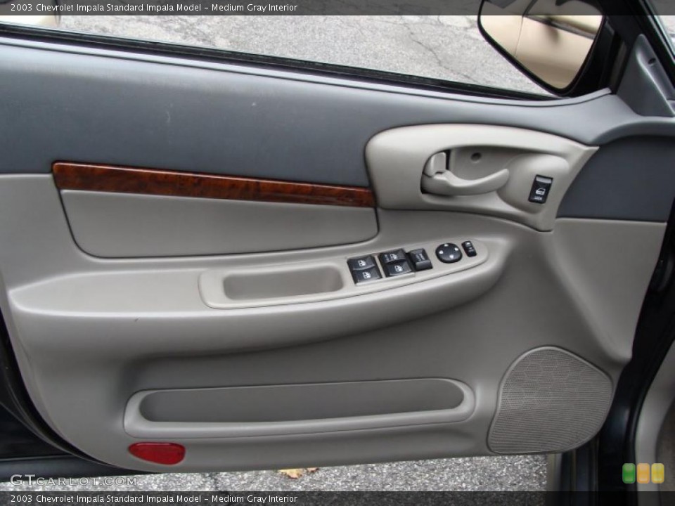 Medium Gray Interior Door Panel for the 2003 Chevrolet Impala  #39378182