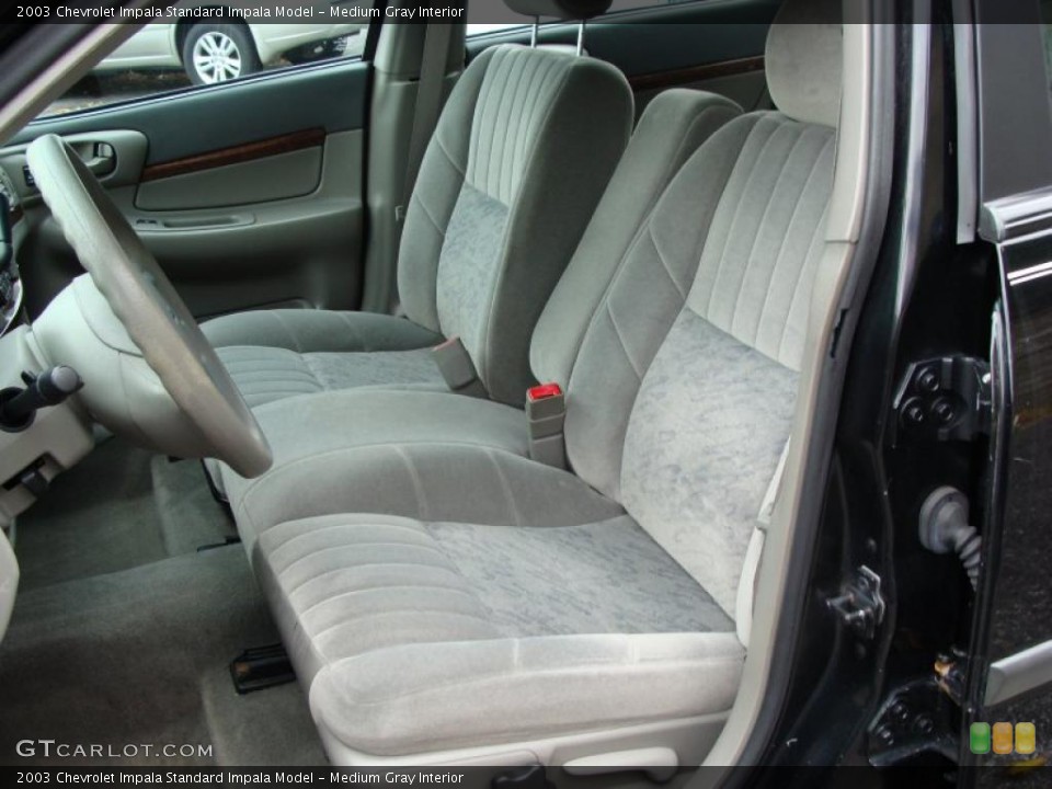 Medium Gray Interior Photo for the 2003 Chevrolet Impala  #39378234