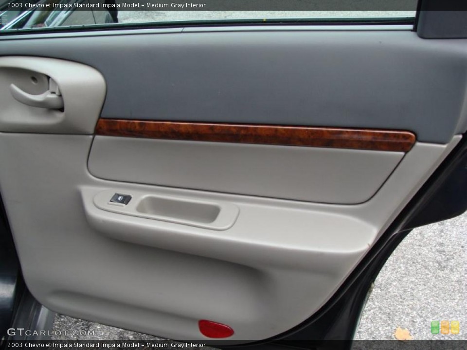 Medium Gray Interior Door Panel for the 2003 Chevrolet Impala  #39378302